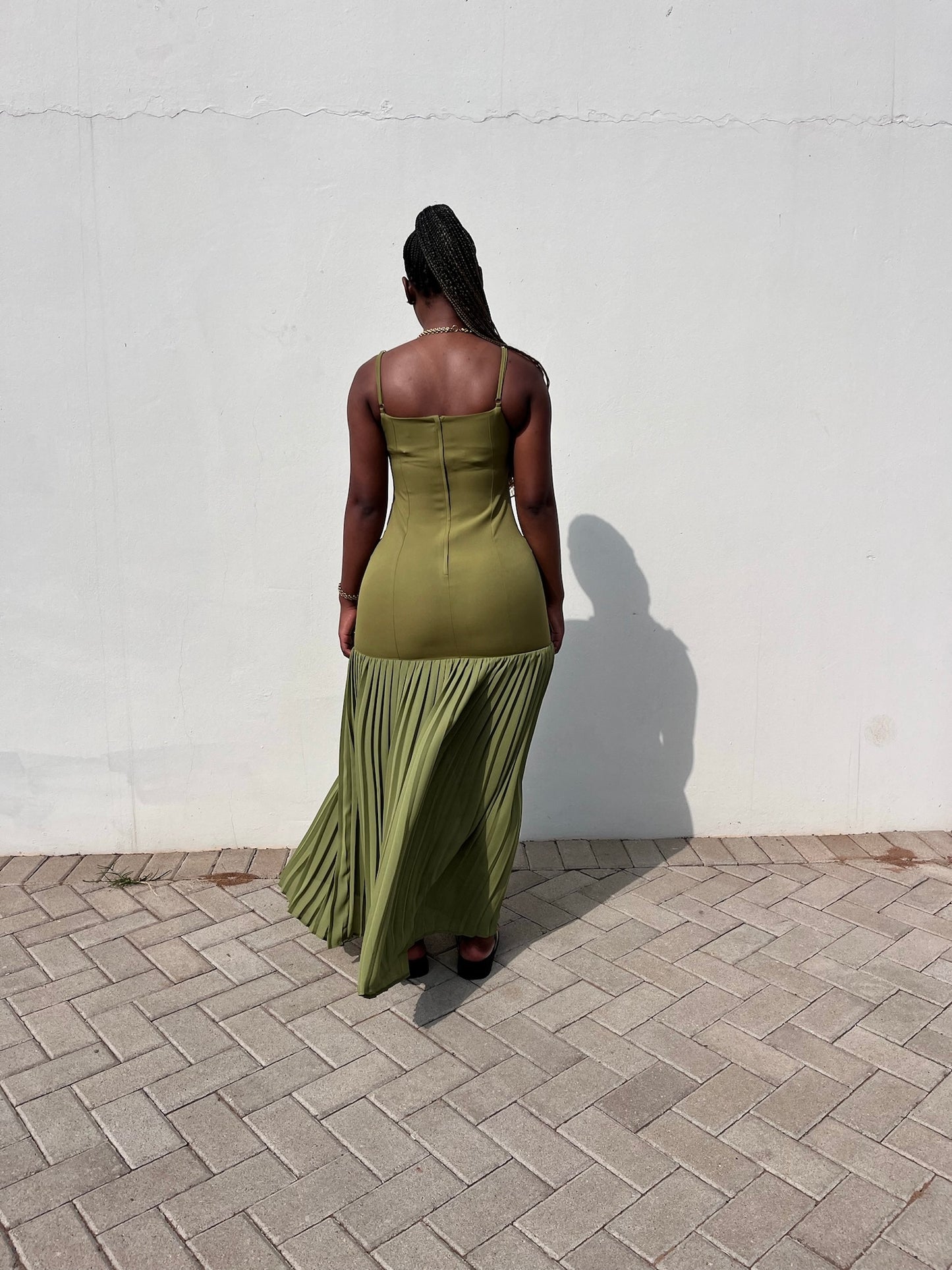 Aurora Dress - Olive