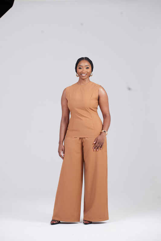 Eden Trousers - Caramel