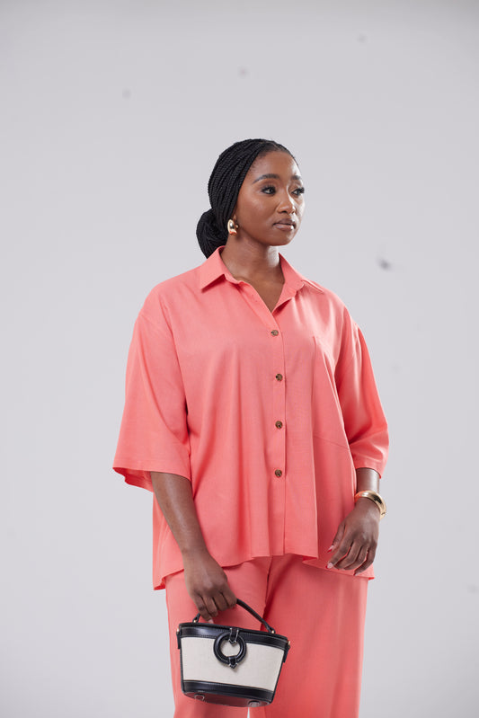 Miss AYA Shirt - Salmon