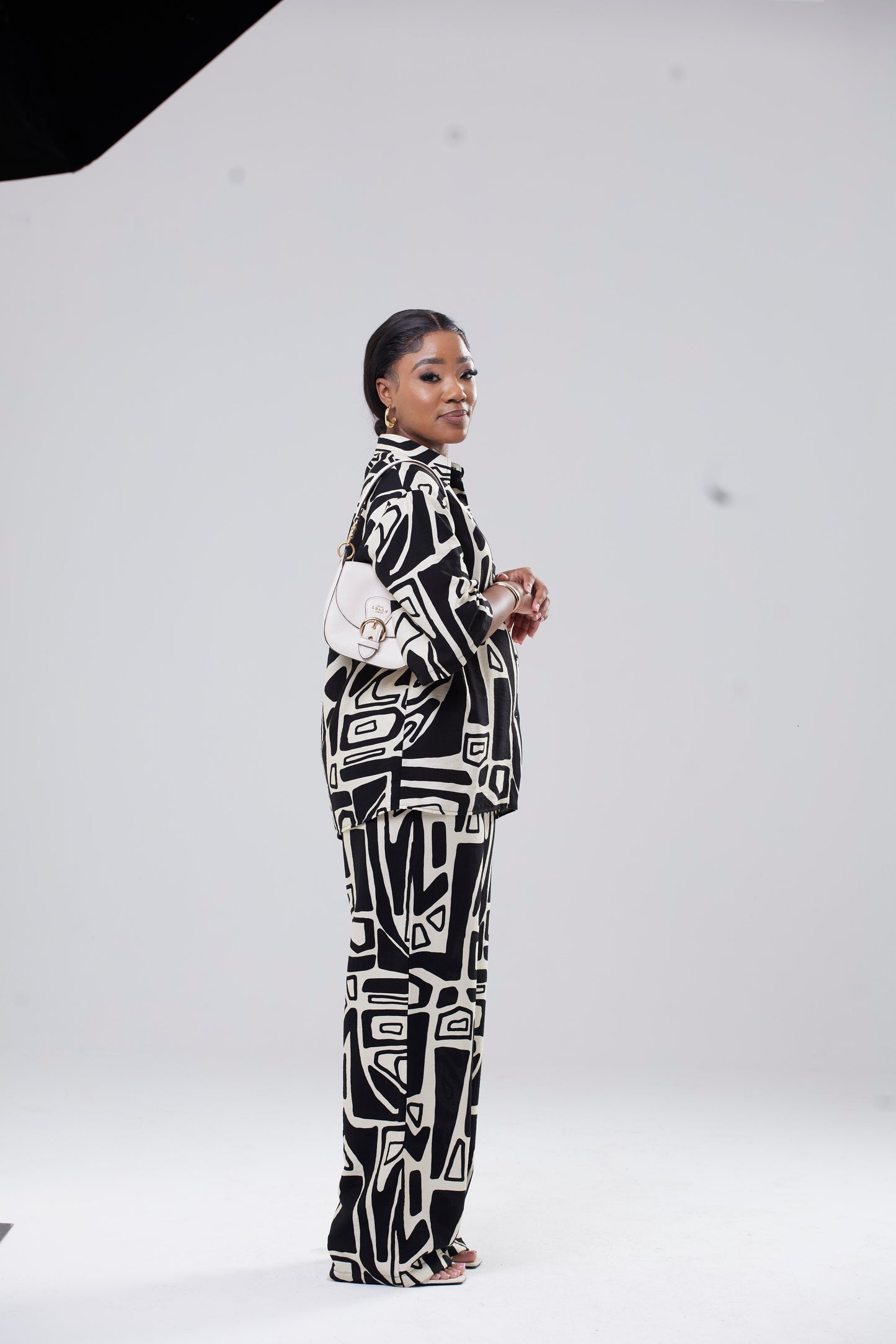 Miss AYA Pants - B&W Print