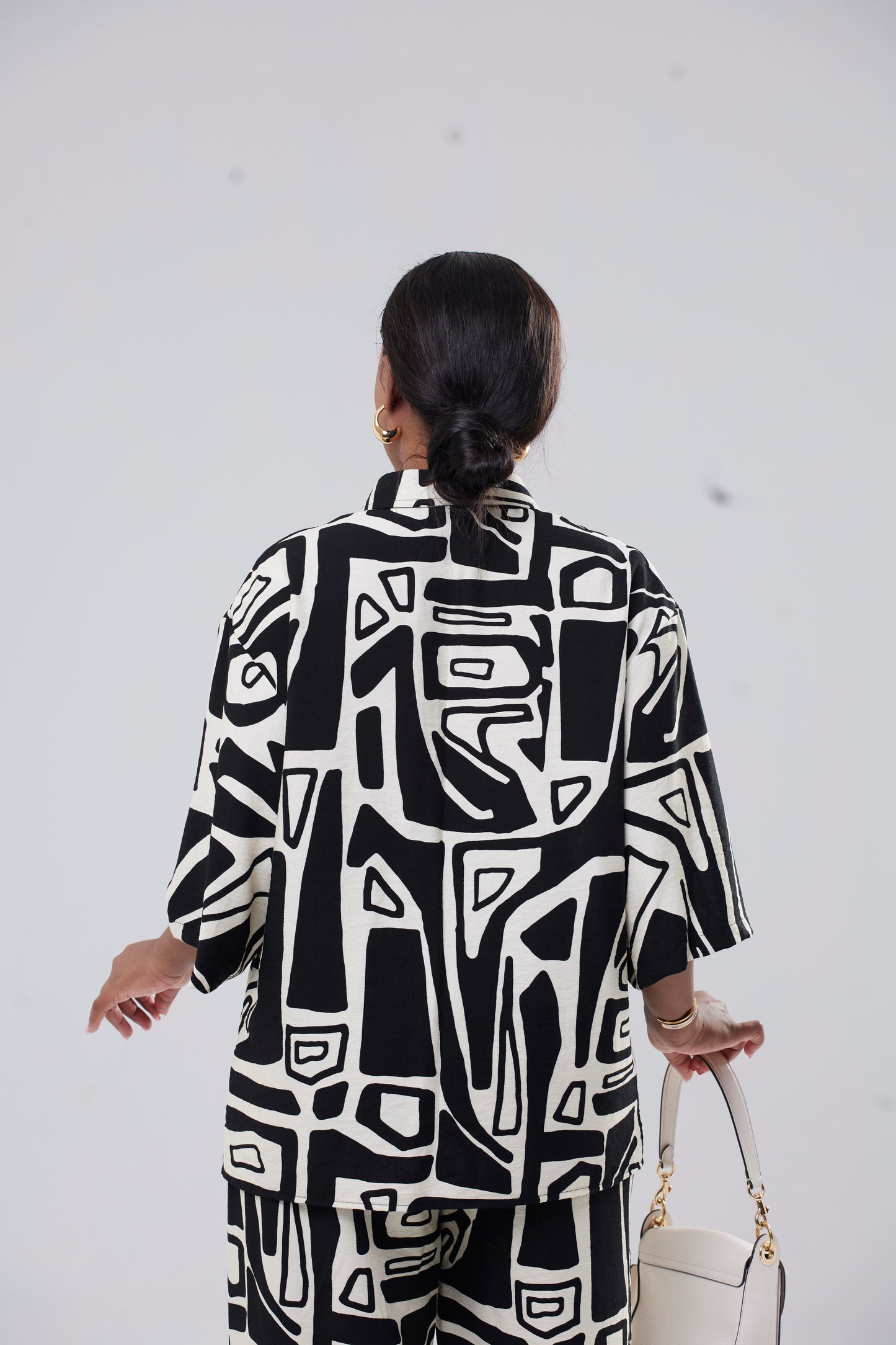 Miss AYA Shirt - B&W Print